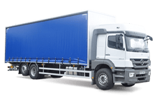 Car Hire Widnes - 26 Tonne Curtain Side Lorry - Truck hire Widnes