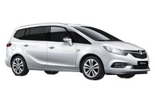 Car Hire Widnes - Vauxhall Zafira 7-Seater - Minibus hire Widnes